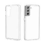 Clear Design Anti-fingerprint PC+TPU Combo Back Case for Samsung Galaxy S21 4G/5G