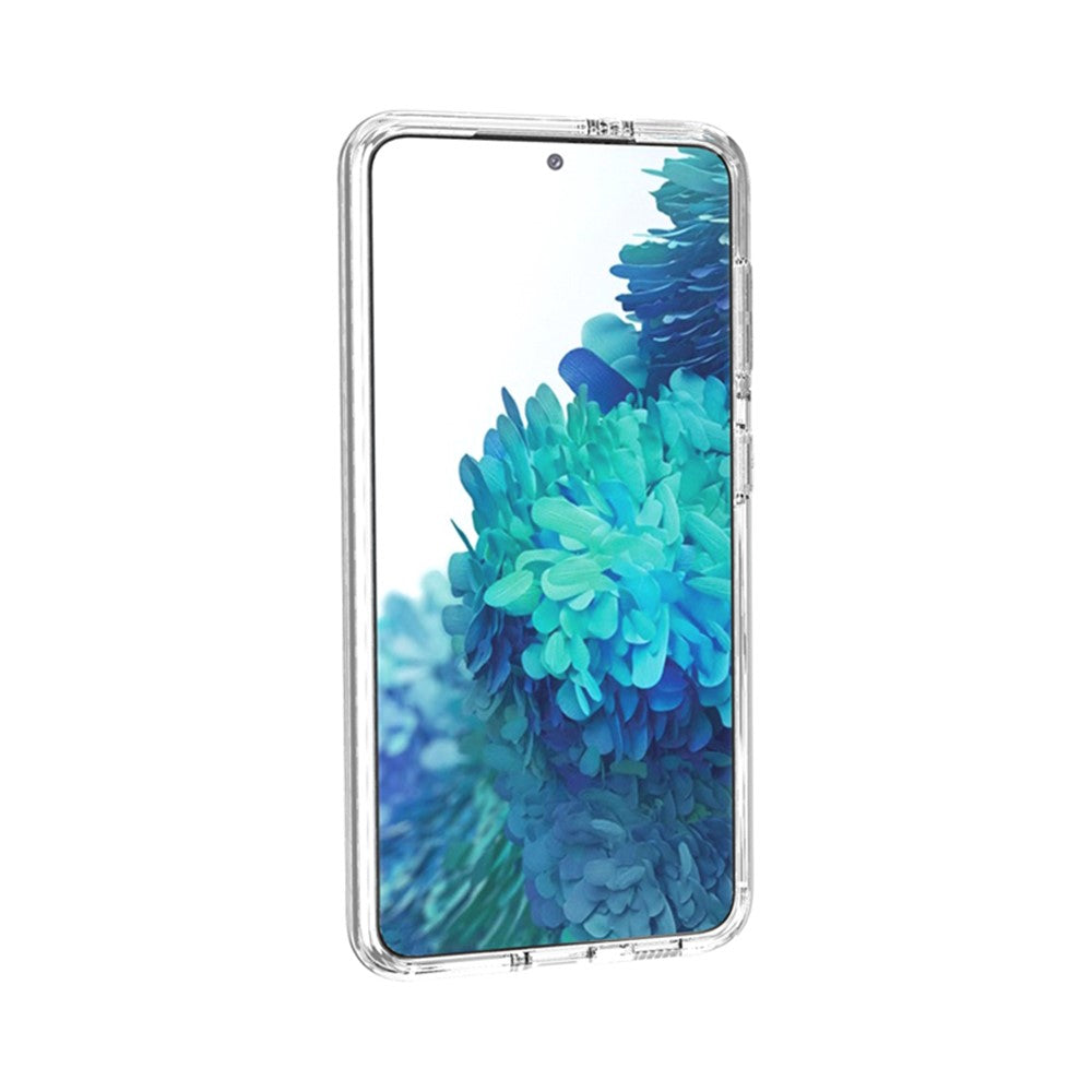 Clear Design Anti-fingerprint PC+TPU Combo Back Case for Samsung Galaxy S21 4G/5G