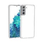 Clear Design Anti-fingerprint PC+TPU Combo Back Case for Samsung Galaxy S21 4G/5G