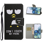 Pattern Printing Flip Leather Wallet Protective Case for Samsung Galaxy S21 4G/5G
