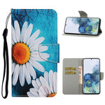 Pattern Printing Flip Leather Wallet Protective Case for Samsung Galaxy S21 4G/5G