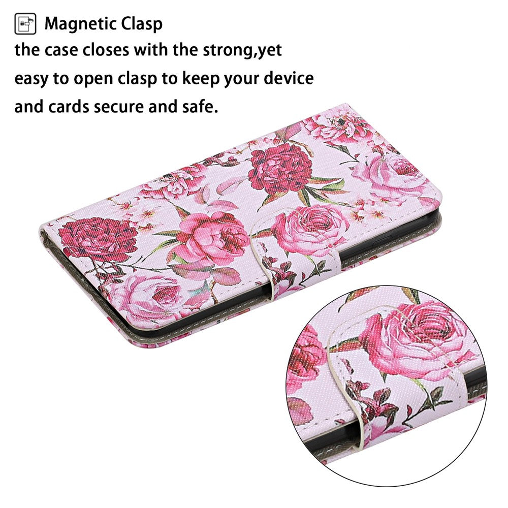 Pattern Printing Flip Leather Wallet Protective Case for Samsung Galaxy S21 4G/5G