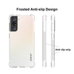 ENKAY HAT PRINCE ENK-PC093 Anti-slip 4 Corners Thickened Shockproof Clear TPU Cover for Samsung Galaxy S21+ 5G