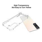 ENKAY Shockproof Transparent TPU Case with [Full Glue] 0.2mm 9H 2.5D Full Covering Tempered Glass Protector for Samsung Galaxy S21+ 5G