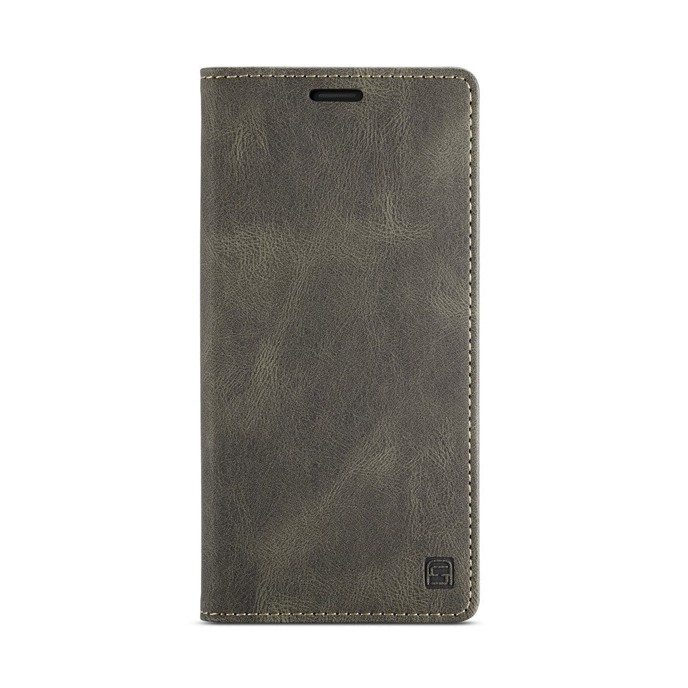 AUTSPACE A01 Series Retro Style Matte Stand Wallet Leather Case for Samsung Galaxy S21+ 5G