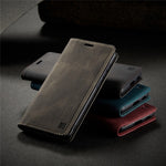 AUTSPACE A01 Series Retro Style Matte Stand Wallet Leather Case for Samsung Galaxy S21+ 5G