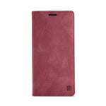 AUTSPACE A01 Series for Samsung Galaxy S21 Ultra 5G Leather Case Wallet RFID Blocking Cover