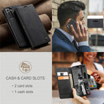 CASEME 013 Series Magnetic Closure Leather Wallet Stand Shell for Samsung Galaxy S21 4G/5G