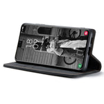 CASEME 013-serien Magnetisk stängning Läderplånboksfodral för Samsung Galaxy S21 4G/5G