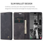 CASEME 013-serien Magnetisk stängning Läderplånboksfodral för Samsung Galaxy S21 4G/5G