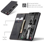 CASEME 013 Series Magnetic Closure Leather Wallet Stand Shell for Samsung Galaxy S21 4G/5G