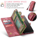 CASEME 008-serien til Samsung Galaxy S21 4G / 5G, aftageligt design, magnetisk TPU+PU-lædercover, tegnebog, ridsefast mobilcover