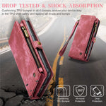 CASEME 008 Series for Samsung Galaxy S21 4G / 5G Detachable Design Magnetic TPU+PU Leather Shell Phone Case Wallet Anti-scratch Phone Cover