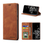FORWENW Fantasy Series Skin-Touch Feeling Leather Wallet Stand Case for Samsung Galaxy S21 Plus 5G
