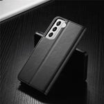 LC.IMEEKE til Samsung Galaxy S21+ 5G Foldbart Standcover Læderpung Fuldt Beskyttelsesetui