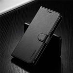 LC.IMEEKE för Samsung Galaxy S21 Ultra 5G justerbart stativ skyddande läderfodral med plånboksdesign