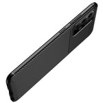 For Samsung Galaxy A52 4G/5G / A52s 5G Drop Resistant Carbon Fiber Texture Surface TPU Mobile Phone Case