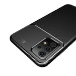 For Samsung Galaxy A52 4G/5G / A52s 5G Drop Resistant Carbon Fiber Texture Surface TPU Mobile Phone Case