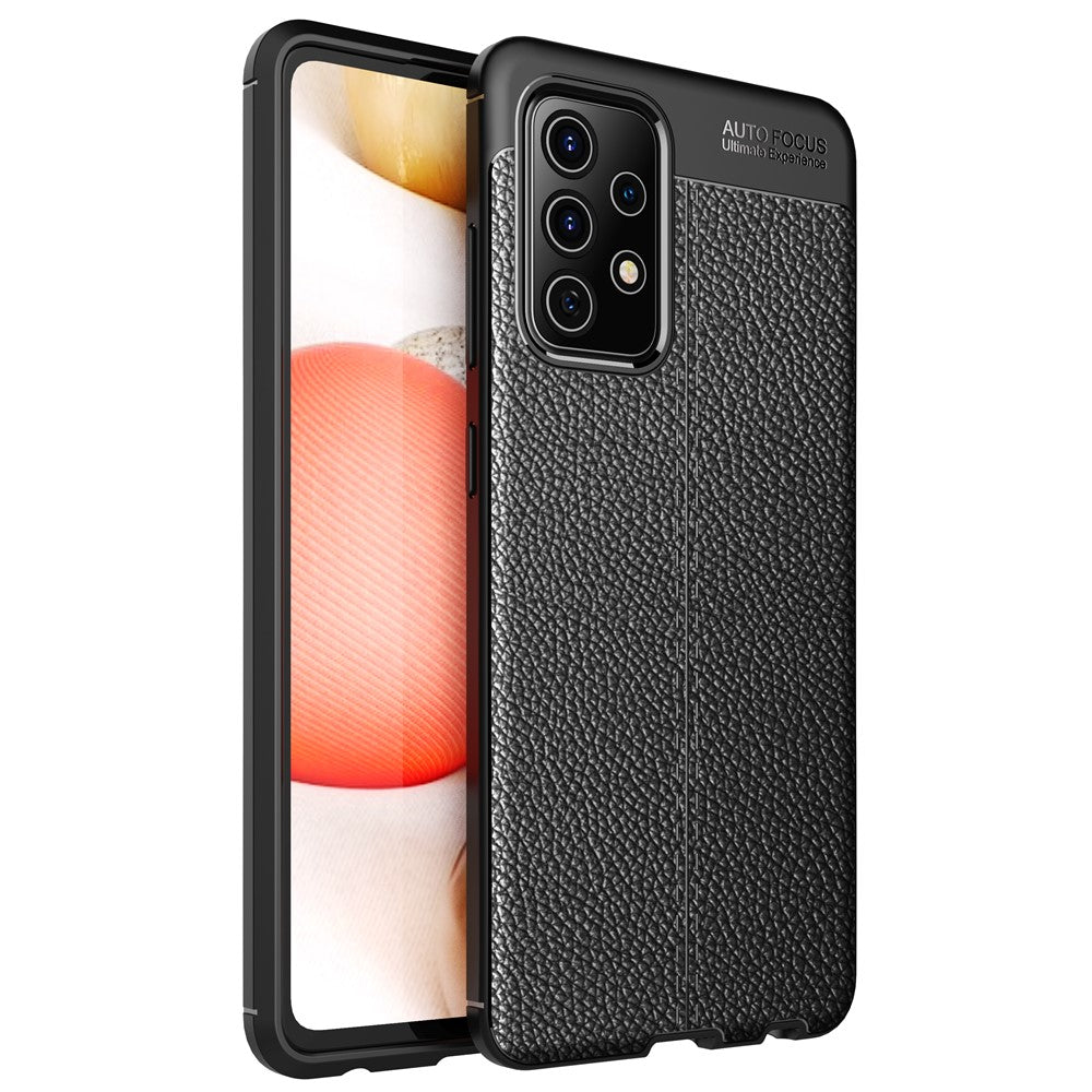Litchi tekstur blød TPU beskyttende mobiltelefon cover til Samsung Galaxy A52 4G/5G / A52s 5G