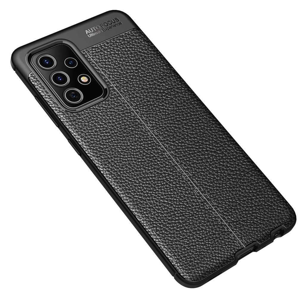 Litchi tekstur blød TPU beskyttende mobiltelefon cover til Samsung Galaxy A52 4G/5G / A52s 5G