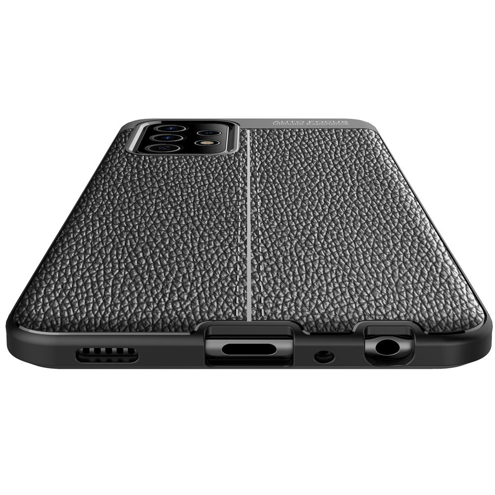 Litchi tekstur blød TPU beskyttende mobiltelefon cover til Samsung Galaxy A52 4G/5G / A52s 5G