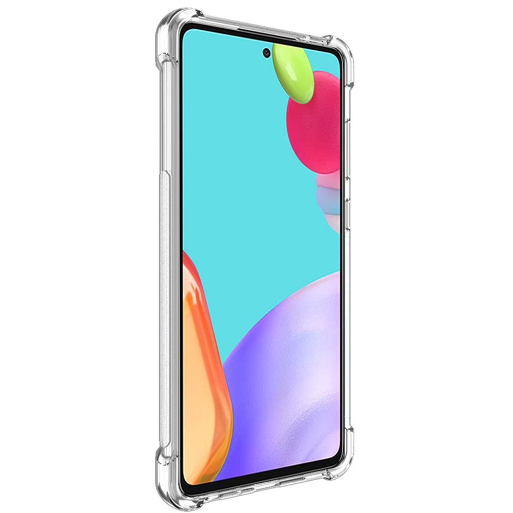 IMAK Four Corner Airbags Shockproof Clear TPU Cover + Screen Film for Samsung Galaxy A52 4G/5G / A52s 5G