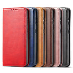 Auto-absorbed Leather Wallet Stand Cell Phone Protective Case for Samsung Galaxy S21+ 5G