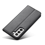 Auto-absorbed Leather Wallet Stand Cell Phone Protective Case for Samsung Galaxy S21+ 5G