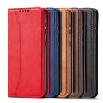 TPU + PU Leather Wallet Auto-absorbed Cover for Samsung Galaxy S21 5G