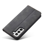 TPU + PU Leather Wallet Auto-absorbed Cover for Samsung Galaxy S21 5G