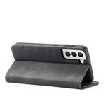 TPU + PU Leather Wallet Auto-absorbed Cover for Samsung Galaxy S21 5G