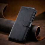 Klassisk magnetisk TPU + PU-læderspænde til mobilcover til Samsung Galaxy S21 4G/5G