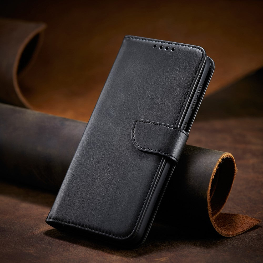Klassisk magnetisk TPU + PU-læderspænde til mobilcover til Samsung Galaxy S21 4G/5G