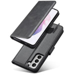 Klassisk magnetisk TPU + PU-læderspænde til mobilcover til Samsung Galaxy S21 4G/5G