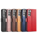 Klassisk magnetisk TPU + PU-læderspænde til mobilcover til Samsung Galaxy S21 4G/5G