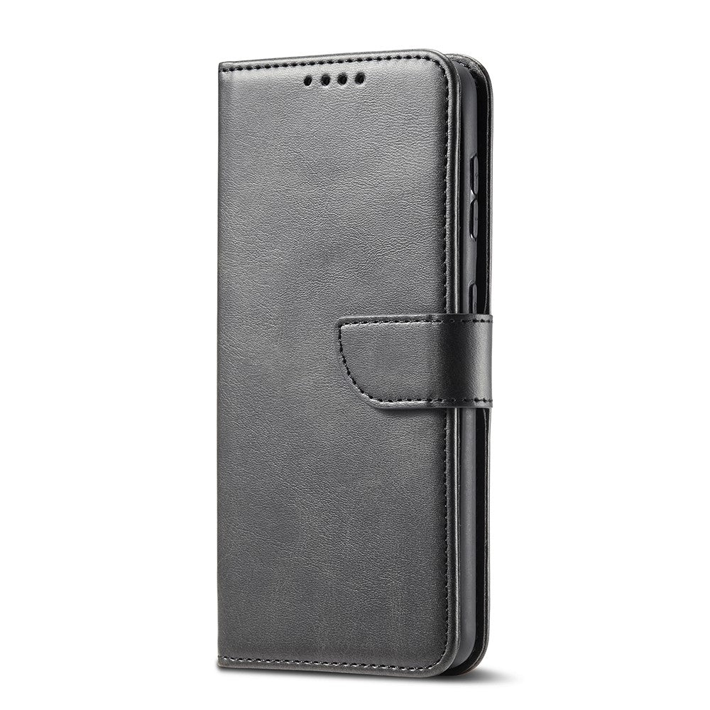 Klassisk magnetisk TPU + PU-læderspænde til mobilcover til Samsung Galaxy S21 4G/5G