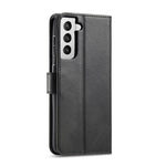 Klassisk magnetisk TPU + PU-læderspænde til mobilcover til Samsung Galaxy S21 4G/5G