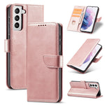 Klassisk magnetisk TPU + PU-læderspænde til mobilcover til Samsung Galaxy S21 4G/5G