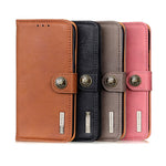 KHAZNEH Retro Style Læderbeskyttelsescover til Samsung Galaxy A52 4G / 5G / A52s 5G Wallet Stand Cover