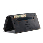 AUTSPACE A01 Series RFID Blokerende Retro Mat Læder Etui Pung til Samsung Galaxy A70