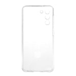 Telefonskal i PET-fodral + TPU-ram + akrylpanel för Samsung Galaxy S21 Plus 5G Transparent fullskydd hybridskal