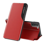 Case View Window PU Leather Stand Cover for Samsung Galaxy S21+ 5G Mobile Phone Accessories