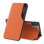 Case View Window PU Leather Stand Cover for Samsung Galaxy S21+ 5G Mobile Phone Accessories