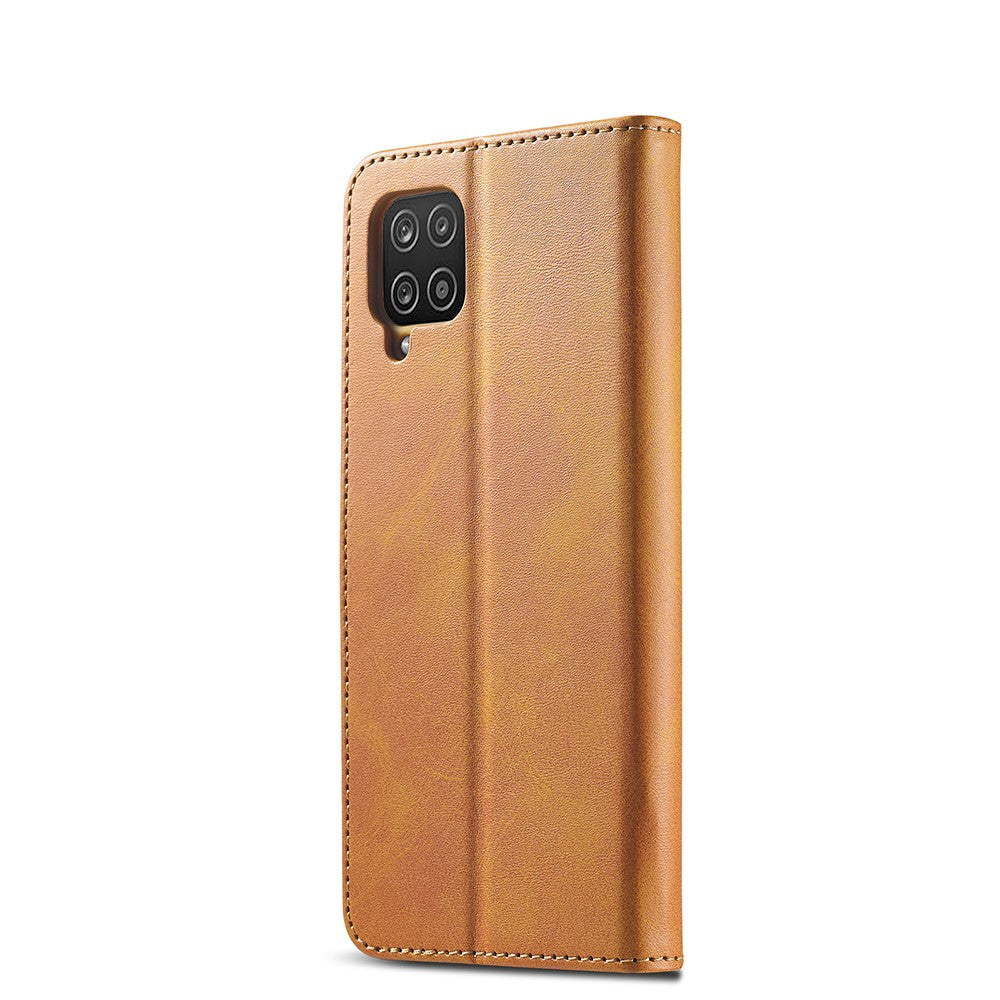 LC.IMEEKE Läderskyddsskal för Samsung Galaxy A12 med separat plånboksställ Funktioner Design