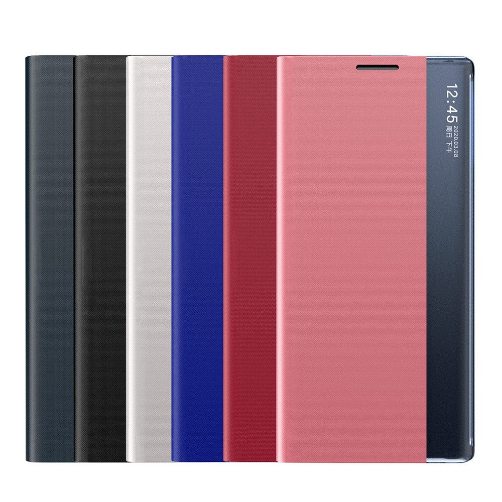 Samsung Galaxy S21 Ultra 5G View Window Phone Cover PU Läderfodral