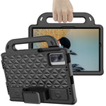 Rhombus Design EVA Case + Shoulder Strap for Samsung Galaxy Tab S9 FE / S9 / S8 / S7 / A11+ / A9+ / Xiaomi Pad 6 / Redmi Pad 2 11 / Lenovo Tab M11