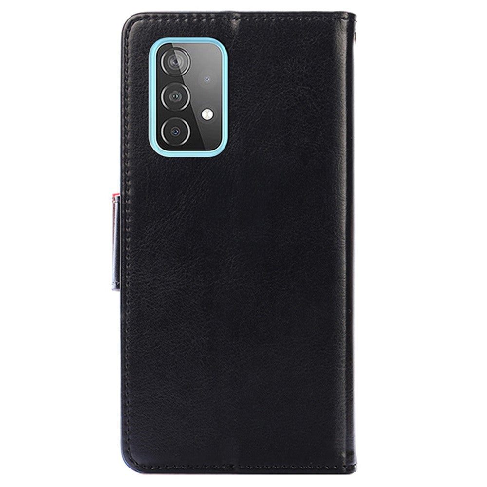 Pung, Tekstureret Læder, Stander Telefoncover til Samsung Galaxy AA52 4G/5G / A52s 5G