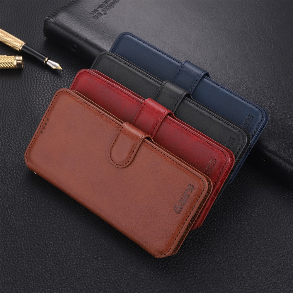 AZNS Dual-sided Magnetic Clasp Wallet Leather Stand Case for Samsung Galaxy A32 5G
