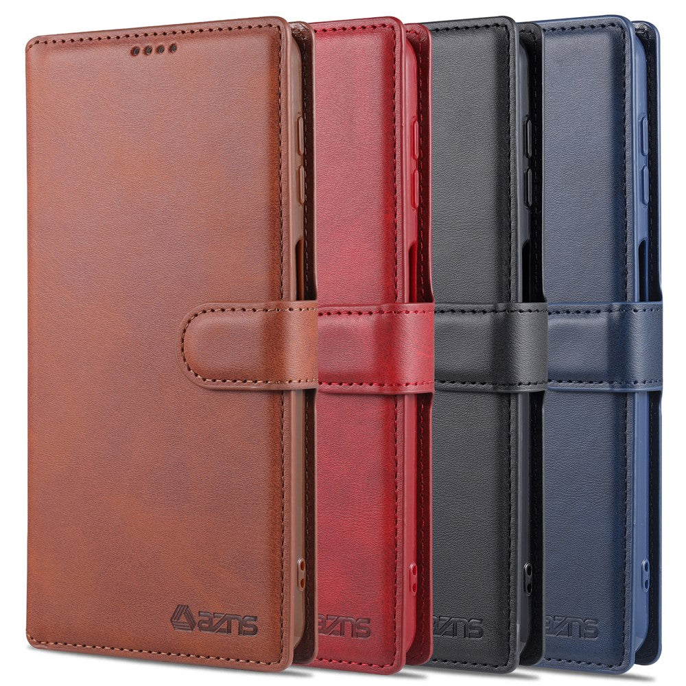 AZNS Dual-sided Magnetic Clasp Wallet Leather Stand Case for Samsung Galaxy A32 5G