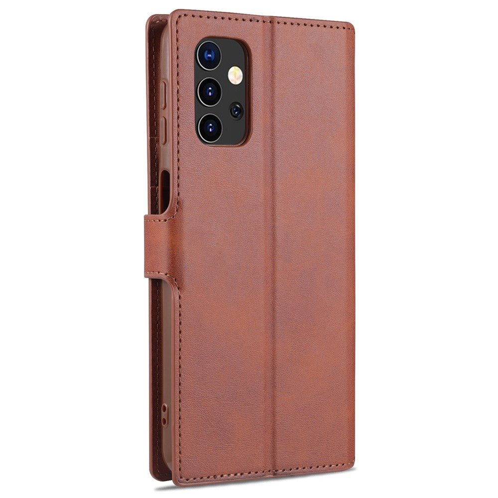 AZNS Dual-sided Magnetic Clasp Wallet Leather Stand Case for Samsung Galaxy A32 5G